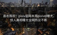 直击围观！pixiv官网本周pixivel曝光，惊人真相曝光全网热议不断