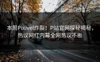 本周Pixivel炸裂！P站官网探秘揭秘，热议网红内幕全网热议不断